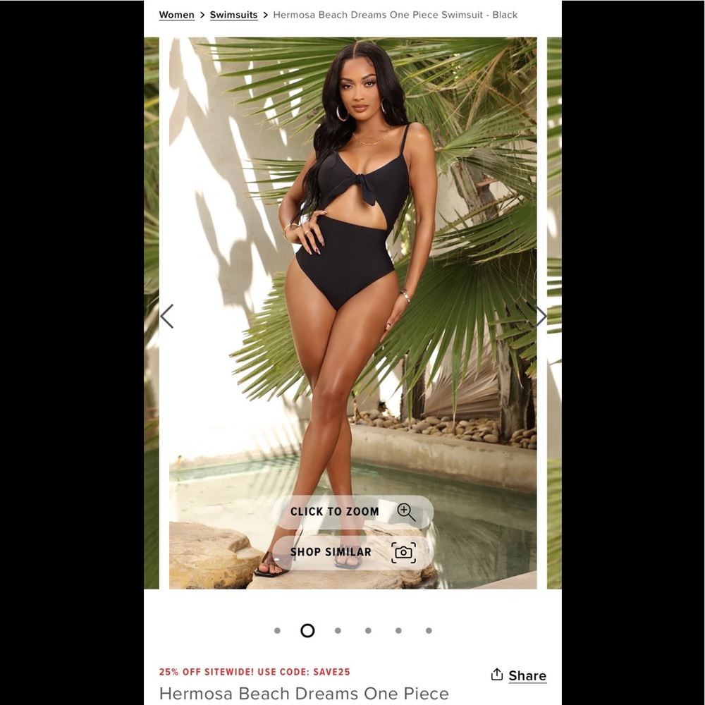 Fashion nova swim suit